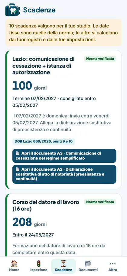 App: scadenze con il conto alla rovescia